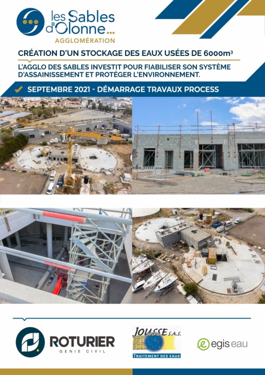 Panneau de chantier